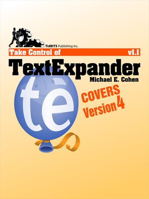 cover image of Take Control of TextExpander